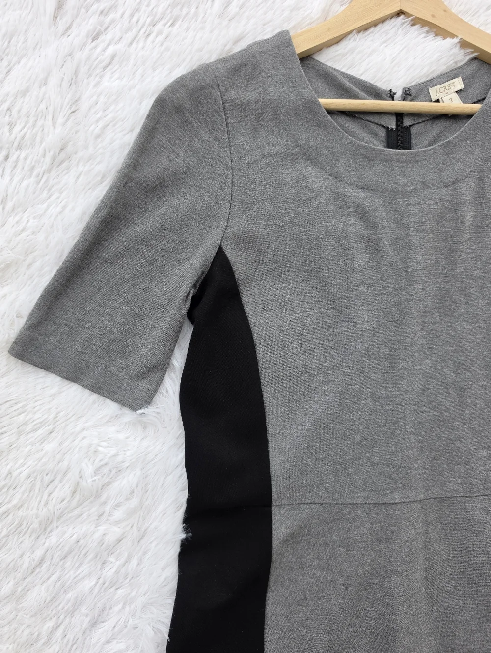 J. Crew Ponte Knit Colorblock‎ Sheath Dress